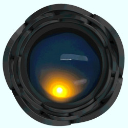 Pretty Love - Tarion Plug Anal Avec Lumière Led Noir 12,5 Cm